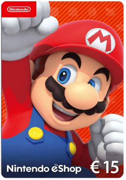 Nintendo eShop Cards : 15 EUR