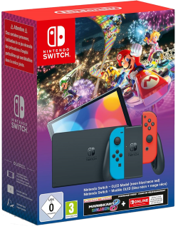 Pack Nintendo Switch Oled incl. Mario Kart 8 Deluxe