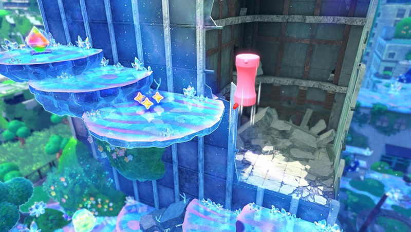 Kirby et le Monde Oublié Le pays des étoiles filantes Nintendo Switch 2 sur gamezone maroc