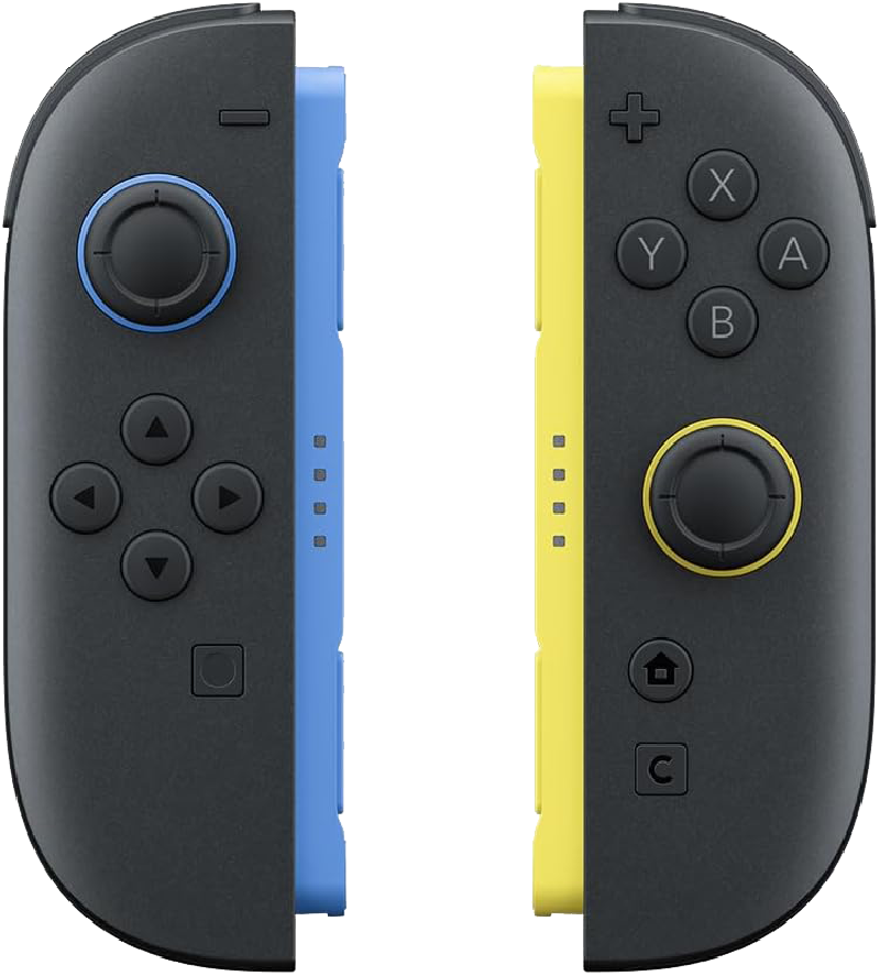 Manettes Joy-Con 2 Switch 2 : bleu/jaune