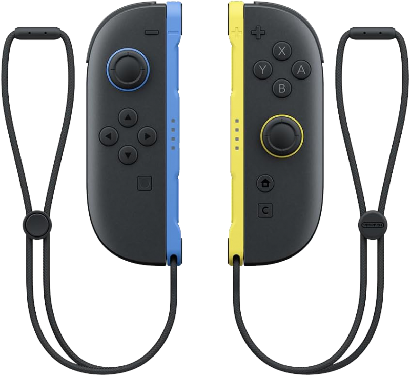 Manettes Joy-Con 2 Switch 2 : bleu/jaune